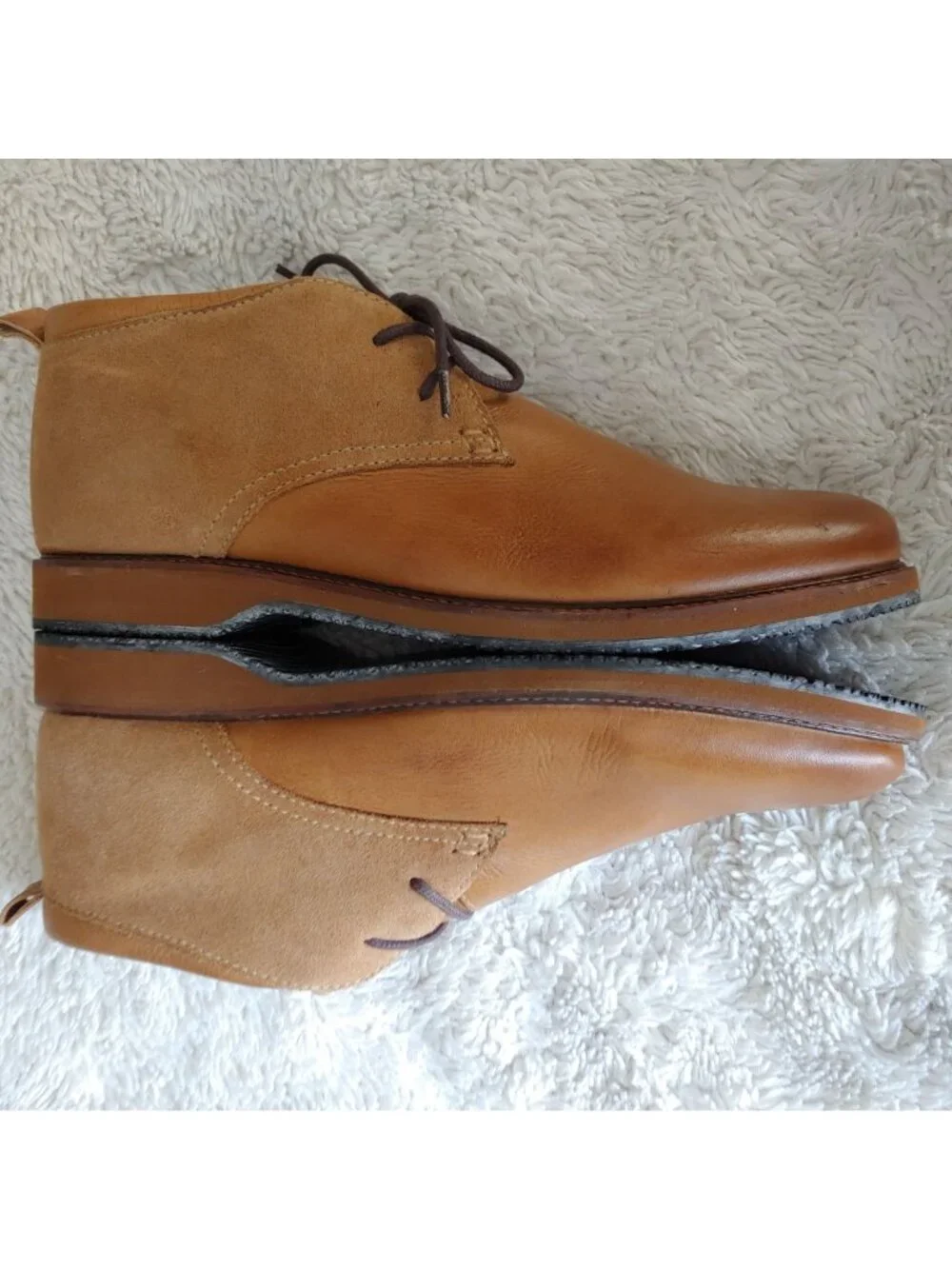 Tommy Bahama Elijah Two Tone Chukka Boots Leather Suede Smart Casual Lace 11.5